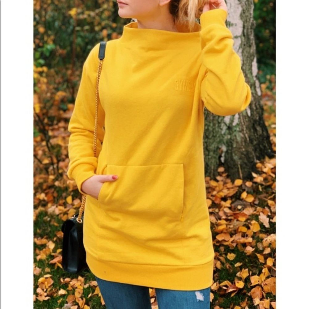 GYMSHARK | So Soft Sweater in Citrus Yellow Marl